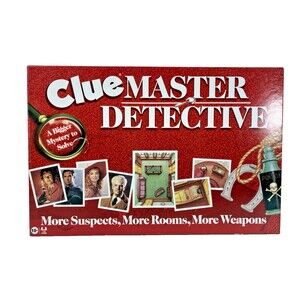 Clue Master Detective Classic Detective Winning Moves 2021 Board Game Complete